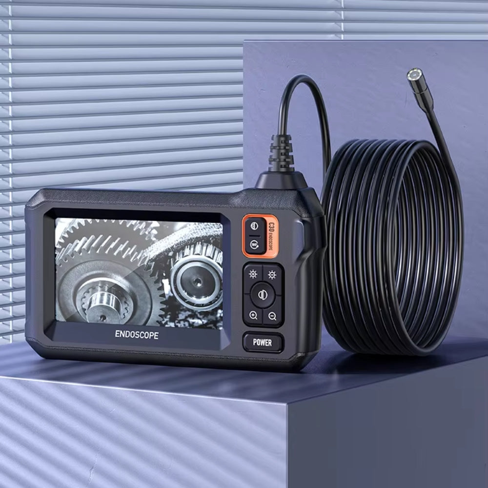 Industrial Endoscope Camera with HD Screen and Waterproof Inspection Probe