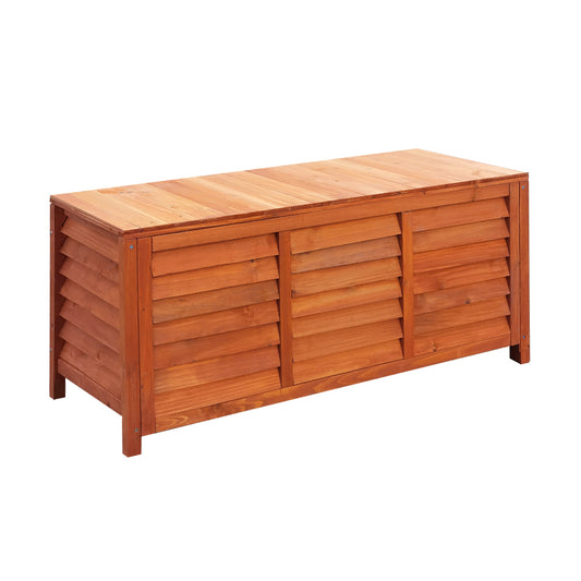 Outdoor Storage Box Wooden Garden Bench