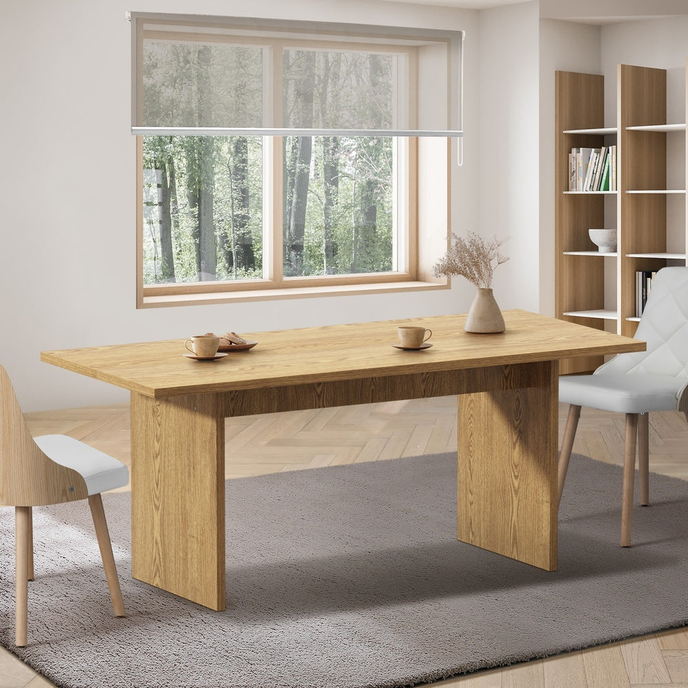 180cm Natural Timber Rectangular Dining Table