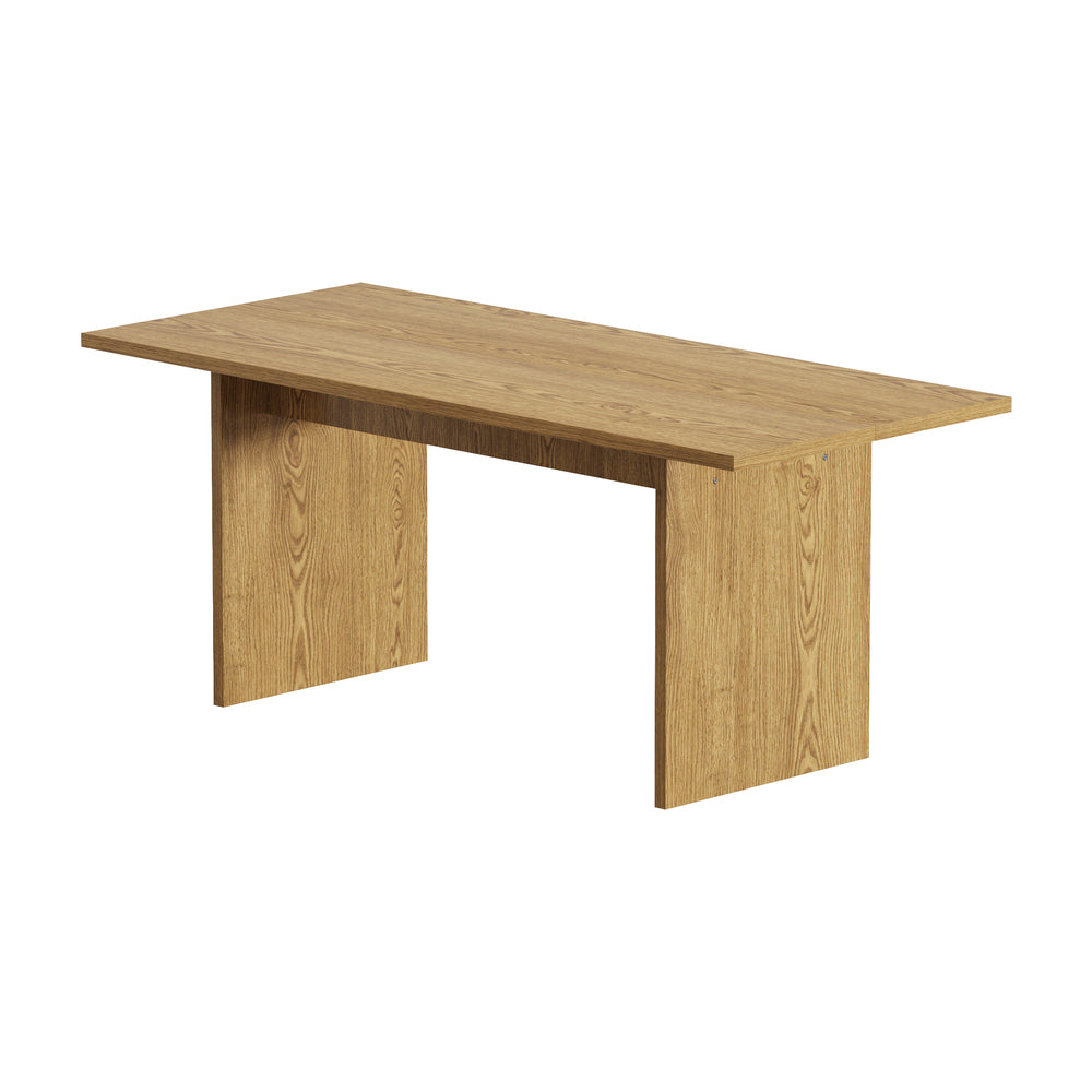 180cm Natural Timber Rectangular Dining Table