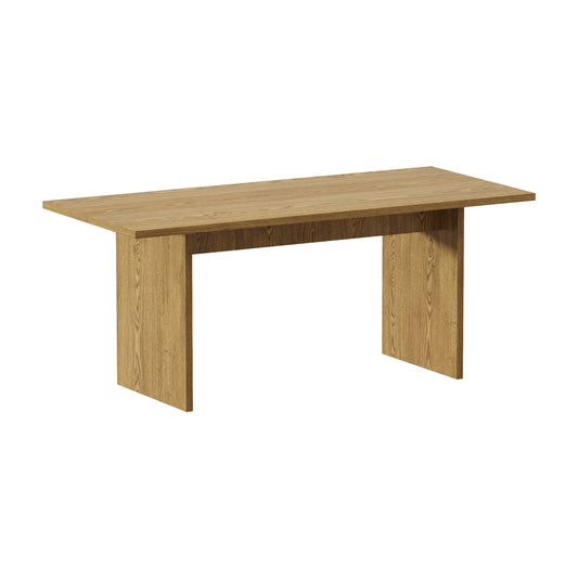 180cm Natural Timber Rectangular Dining Table